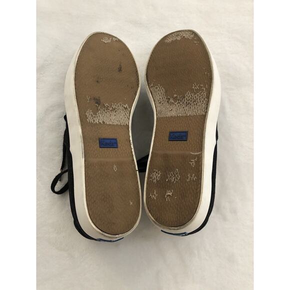 Keds Womens Sneakers 8 Black Canvas Lace Up Shoes Dream Foam Minimal Walking - Picture 11 of 11